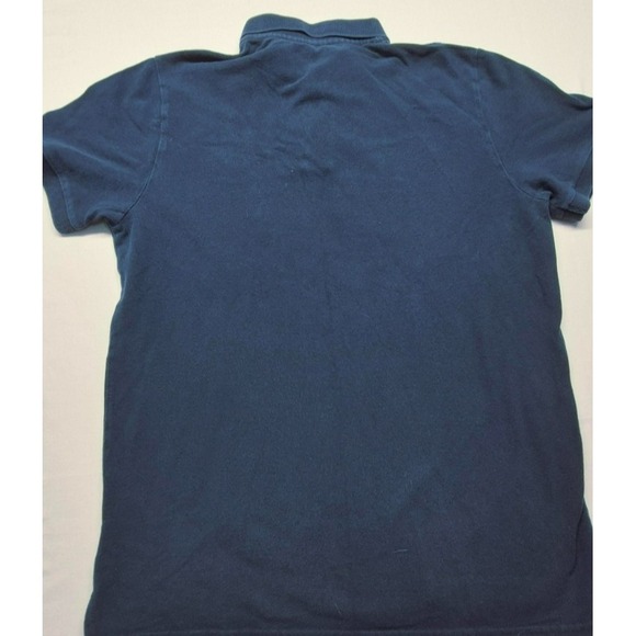 Aeropostale men's navy classic short sleeve polo white A87 Logo sz. L - Picture 6 of 10